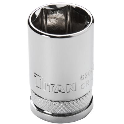 Titan 62022  11/16" 6 Pt. Standard Length Socket - 1/2" Drive
