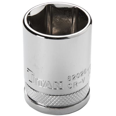 Titan 62026  13/16" 6 Pt. Standard Length Socket - 1/2" Drive