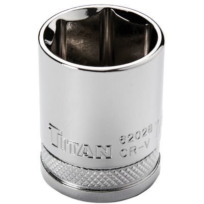 Titan 62028  7/8" 6 Pt. Standard Length Socket - 1/2" Drive
