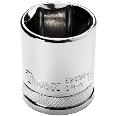 Titan 62030  15/16" 6 Pt. Standard Length Socket - 1/2" Drive