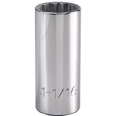 Proto 1-1/16" 12 Pt. Deep Length Socket — 1/2" Drive