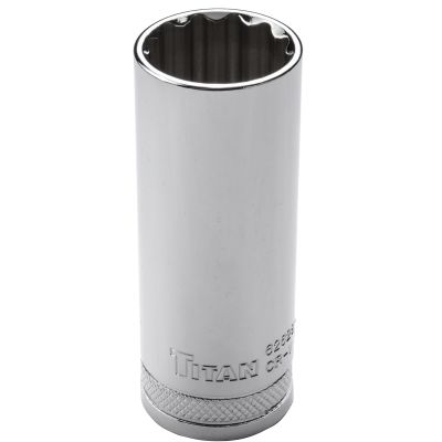 Titan 62628  7/8" 12 Pt. Deep Length Socket - 1/2" Drive