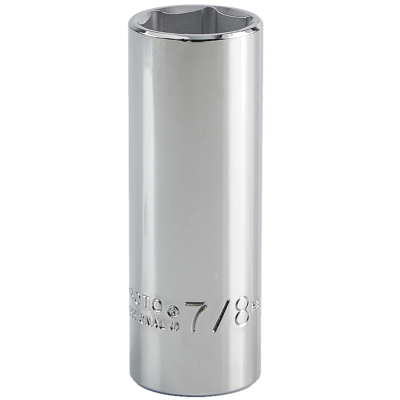 Proto 7/8" 6 Pt. Deep Length Socket — 1/2" Drive