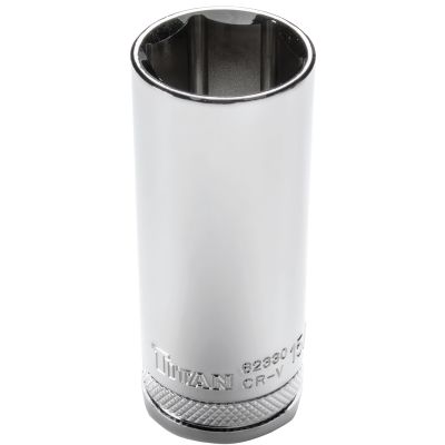 Titan 62330  15/16" 6 Pt. Deep Length Socket - 1/2" Drive