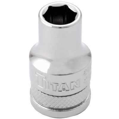 Titan 62210  10 mm 6 Pt. Standard Length Socket - 1/2" Drive