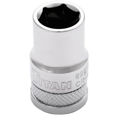 Titan 62211  11 mm 6 Pt. Standard Length Socket - 1/2" Drive