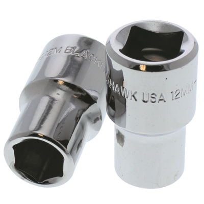 Titan 62212  12 mm 6 Pt. Standard Length Socket - 1/2" Drive