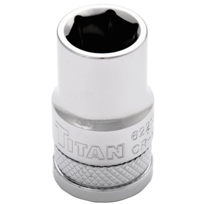 Titan 62213  13 mm 6 Pt. Standard Length Socket - 1/2" Drive