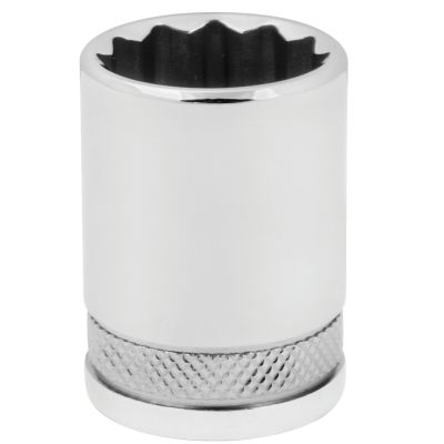 Titan 62822  22 mm 12 Pt. Standard Length Socket - 1/2" Drive