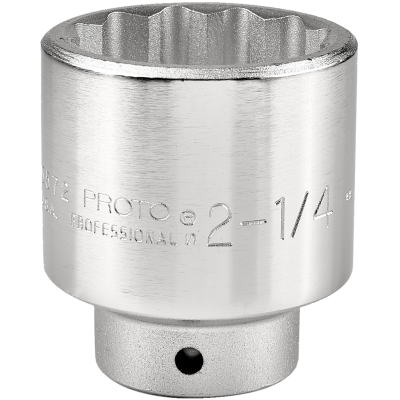 Proto 2-1/4" 12 Pt. Standard Length Socket — 3/4" Drive