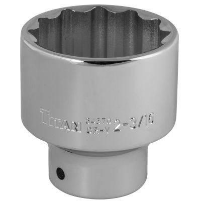 Titan 64570  2-3/16" 12 Pt. Standard Length Socket - 3/4" Drive