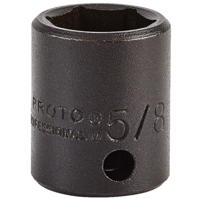 Proto 5/8" 6 Pt. Standard Length Impact Socket — 3/8" Drive