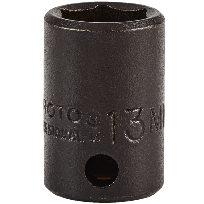 Proto 13 mm 6 Pt. Standard Length Impact Socket — 3/8" Drive