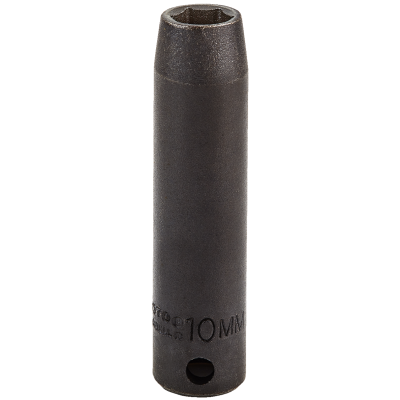 Proto 10 mm 6 Pt. Deep Length Impact Socket — 3/8" Drive