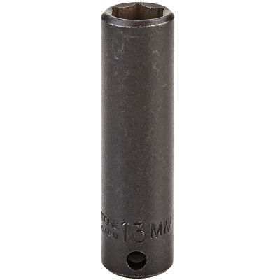 Proto 13 mm 6 Pt. Deep Length Impact Socket — 3/8" Drive