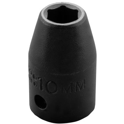 Proto 10 mm 6 Pt. Standard Length Impact Socket — 1/2" Drive