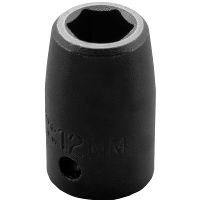 Proto 12 mm 6 Pt. Standard Length Impact Socket — 1/2" Drive