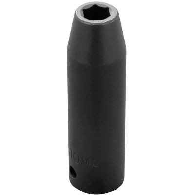 Proto 10 mm 6 Pt.  Deep Length Impact Socket — 1/2" Drive