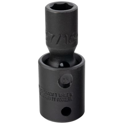 Proto 7/16" Universal Impact Sockets — 6 Point 1/2" Drive