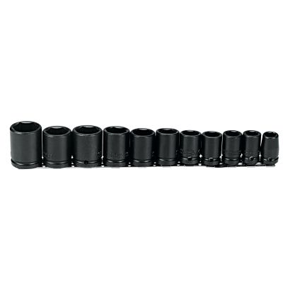 Proto 1/2" Drive 6 Point Impact Socket Set — 11 pc.