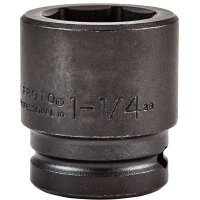 Proto 1-1/4" 6 Pt. Standard Length Impact Socket — 3/4" Drive