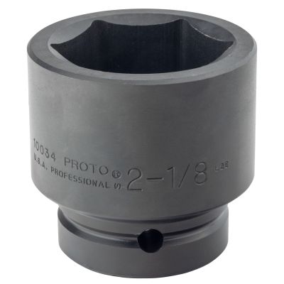 Proto 2-1/8" 6 Pt. Standard Length Impact Socket — 1" Drive