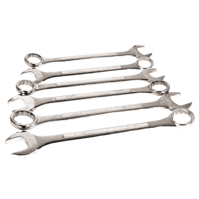 Performance Tool® Jumbo Combination Wrench Set — 6 pc.