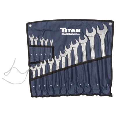 Titan Metric Combination Wrench Set — 16 pc.