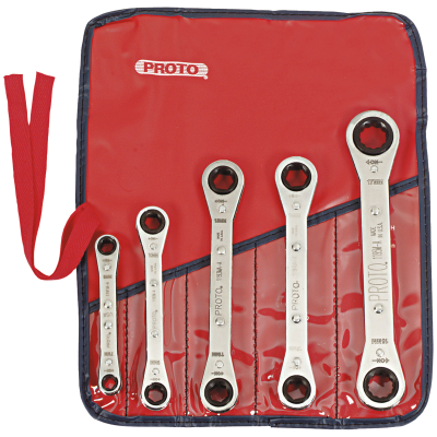 Proto Metric Ratcheting Box Wrench Set — 5 pc.