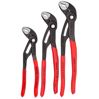 Knipex 00 20 06 Cobra Water Pump Pliers Set 3 pc.