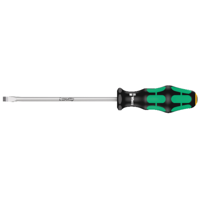 Wera 110010 1/4" x 6" Round Blade Slotted Cushion Grip Screwdriver