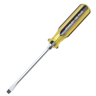 Stanley 5/16" x 6" Round Blade Slotted Screwdriver