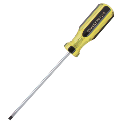 Stanley 1/8" x 4" Round Blade Cabinet Tip Screwdriver