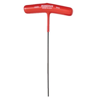 Bondhus 2 mm x 6" T-Handle Hex Key