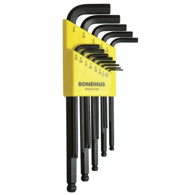 Bondhus 10937 Standard Ball End L-Wrench Set - 13 pc.