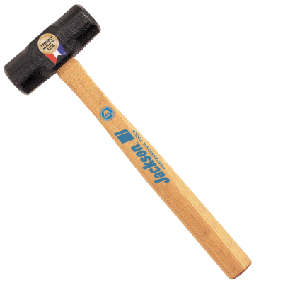 4 lb 16" Double Face Sledge Hammer — Wood Handle