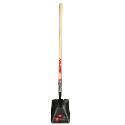 Razor-Back® 44124 Square Point Shovel - Forward-Turned Step