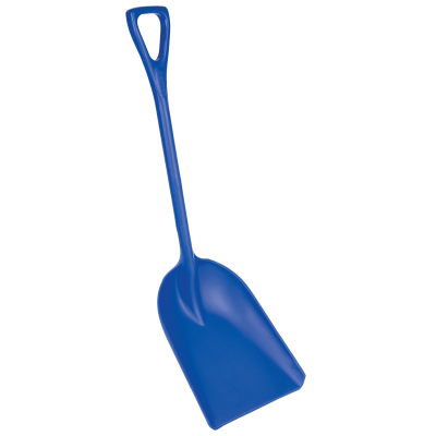 Poly Hygienic Scoop Shovel — Blue