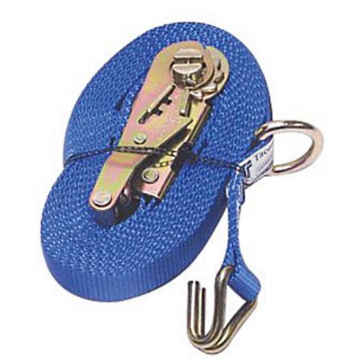 1" x 16 ft. Heavy Duty Ratchet Strap with J Hook