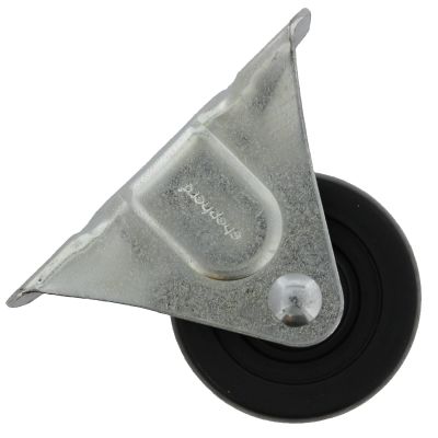 3" x 1-1/4" Rigid General Duty Caster Hard Rubber