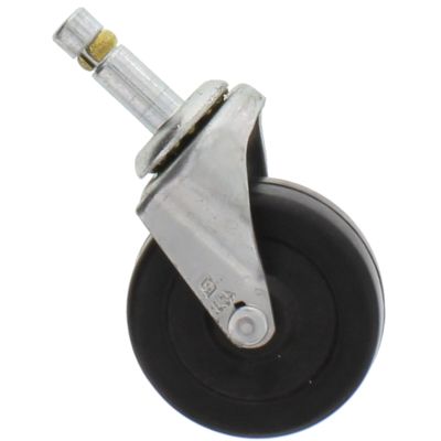 2-1/2" x 13/16" Swivel Light Duty Caster Soft Rubber