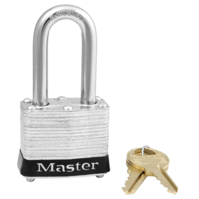 Master Lock 3LFBLK  Safety Padlock (Keyed Diff), Black