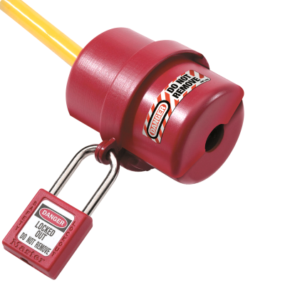 Master Lock 487 Rotating Electrical Plug Lockout 110/220 Volt Plugs