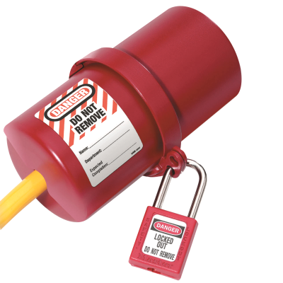 Master Lock 488 Rotating Electrical Plug Lockout 220/550 Volt Plugs