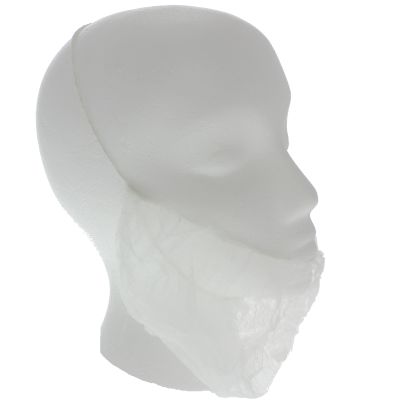White Beard Cover, 100/Bag