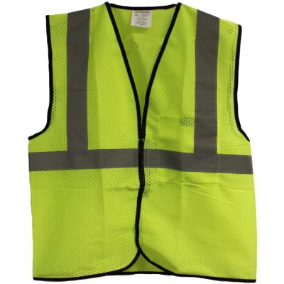 Mesh Safety Vest — Yellow / Lime, 4XL / 5XL