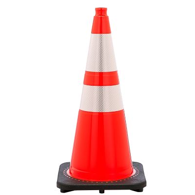 28" Orange Reflective Traffic Cone