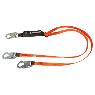 6' Twin Leg Shock Absorbing Lanyard