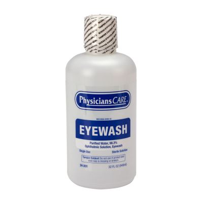 Sterile Eye Wash Solution - 32 oz. Plastic Bottle