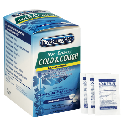 Cough & Cold Relief Tablets 50-2 Packs/Box